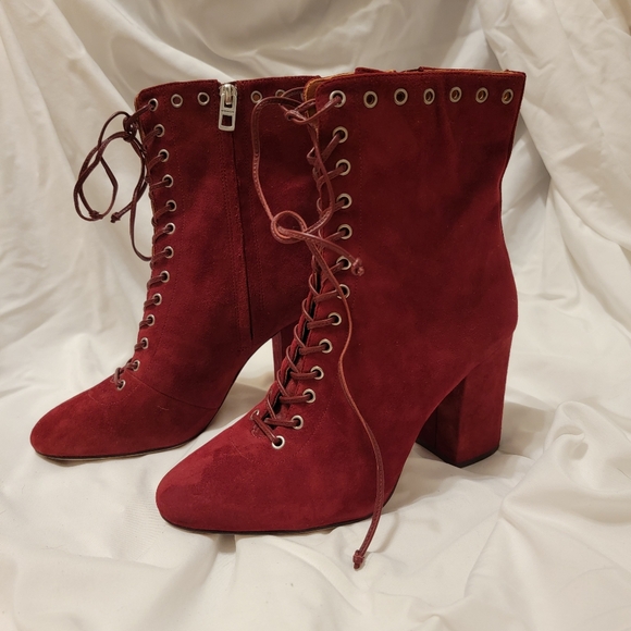 Suede Coach Booties - Picture 2 of 10